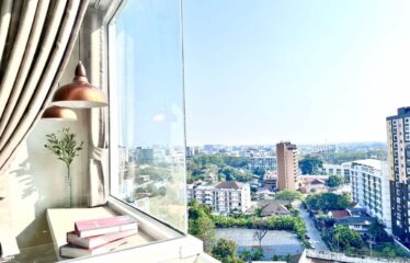 JC Hill Place เจ.ซี. ฮิลล์เพลส ติดเจ็ดยอดพลาซ่า #ใกล้มช 1,850,000฿ ขนาด 28.91 ตรม. ชั้น 14 มีระเบียง ห้องมุม วิวดอย
