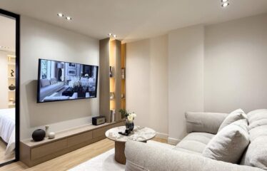 ปล่อยเช่า คอนโดแต่งครบพร้อมอยู่ ศรีธนาคอนโด 2 ชั้น 14 ห้องวิวเมืองและภูเขา 18,000 บาท/เดือน
