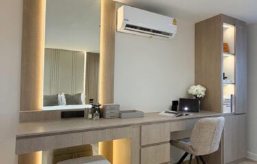 ปล่อยเช่า คอนโดแต่งครบพร้อมอยู่ ศรีธนาคอนโด 2 ชั้น 14 ห้องวิวเมืองและภูเขา 18,000 บาท/เดือน