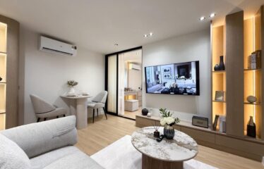 ปล่อยเช่า คอนโดแต่งครบพร้อมอยู่ ศรีธนาคอนโด 2 ชั้น 14 ห้องวิวเมืองและภูเขา 18,000 บาท/เดือน